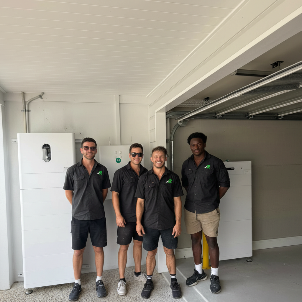 Alex and the Icarus Renewables team